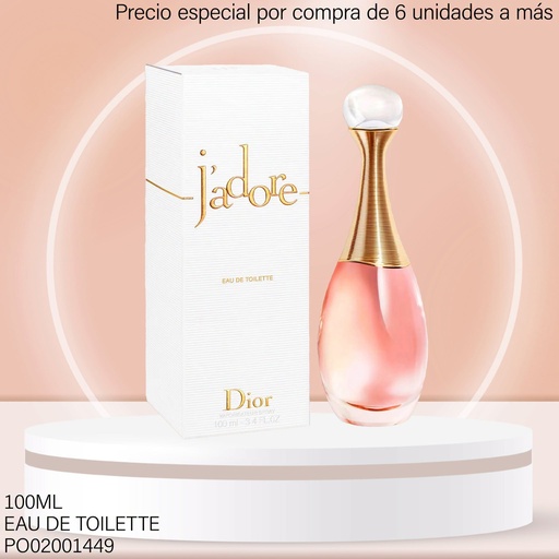 [PO02001449] PERFUME J´ADORE DIOR EDT 100ML