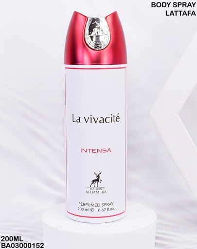 [BA03000152] BODY SPRAY LA VIVACITE INTENSA 200ML MAISON ALHAMBRA