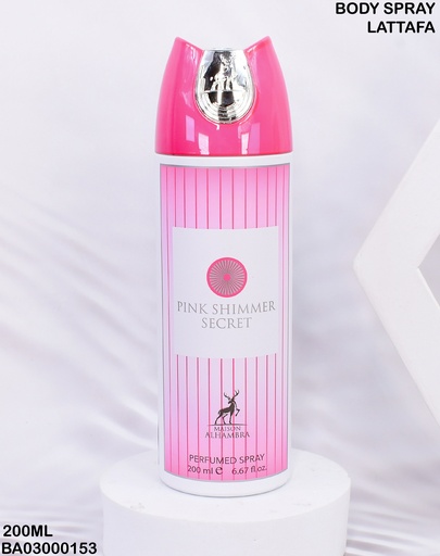 [BA03000153] BODY SPRAY PINK SHIMMER SECRET 200ML MAISON ALHAMBRA