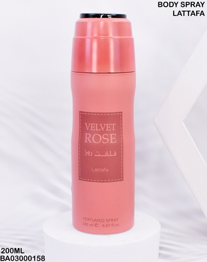 [BA03000158] BODY SPRAY VELVET ROSE LATTAFA 200ML