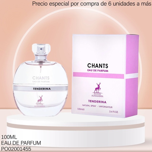 [PO02001455] PERFUME CHANTS TENDENCIA MAISON ALHAMBRA EDP 100ML