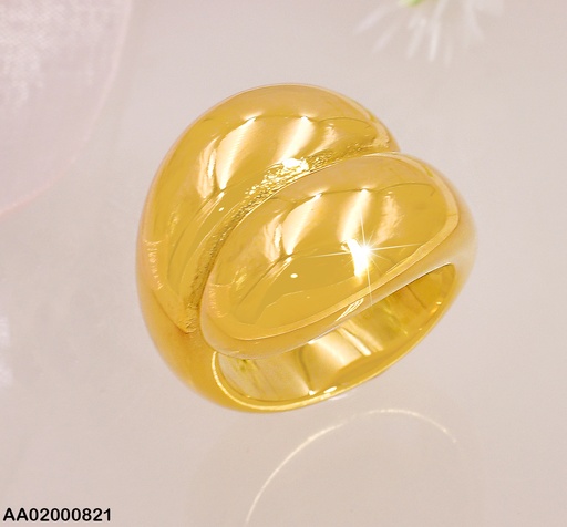 [AA02000821] ANILLO DORADO EXTREMOS ENCONTRADOS KR110668-K