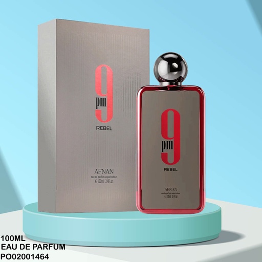 [PO02001464] PERFUME 9PM REBEL AFNAN 100ML EDP