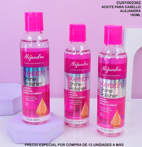 [CU01002362] GOTA ALEJANDRA KERATIN SHINE POLISHER 180ML AL-01