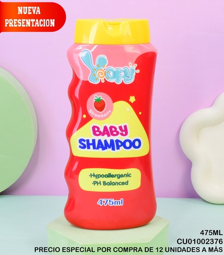 [CU01002376] BABY SHAMPOO YOPY FRESA 475ML
