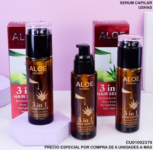 [CU01002379] SERUM 3EN1 VITAMINA ALOE HERBAL 100ML AGILISE