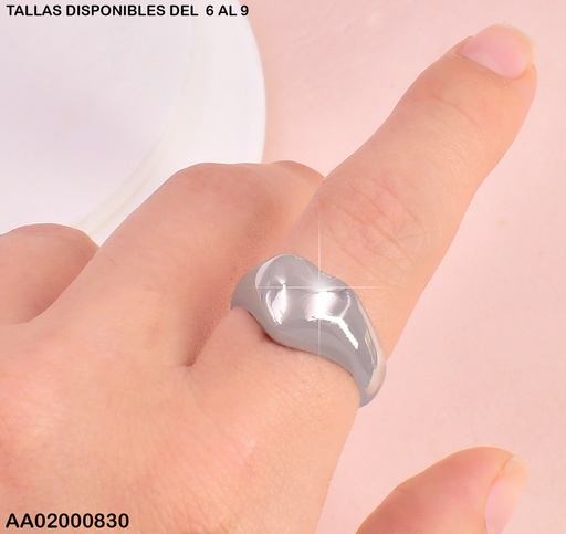 [AA02000830] ANILLO PLAT CORAZON RA266-305