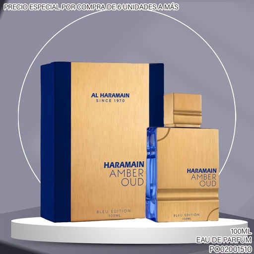 [PO02001510] PERFUME AL HARAMAIN AMBER OUD BLEU EDITION 100ML EDP