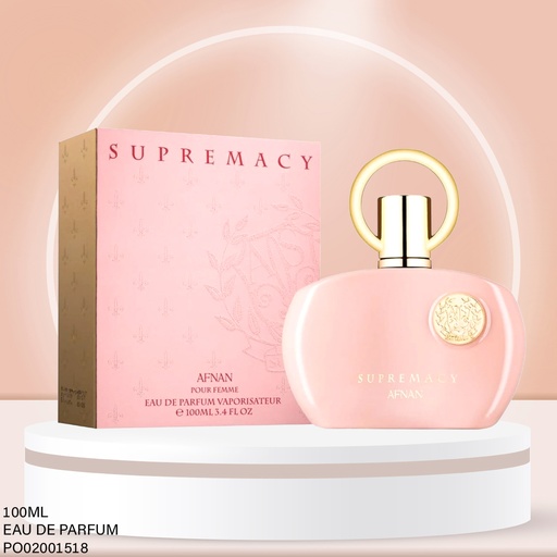 [PO02001518] PERFUME SUPREMACY PINK WOMEN AFNAN 100ML EDP