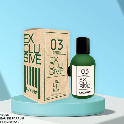 [PO02001519] PERFUME KHALIS 03 GREEN EXCLUSIVE 100ML EDP