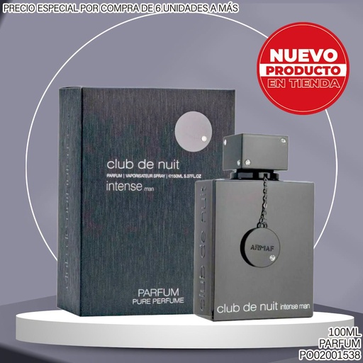 [PO02001538] PERFUME CLUB DE NUIT INTENSE MAN PARFUM PURE PERFUME 150ML