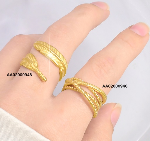 [AA02000946] ANILLO VARIAS LINEAS TORNEADAS ENTRELAZ.RA441-305