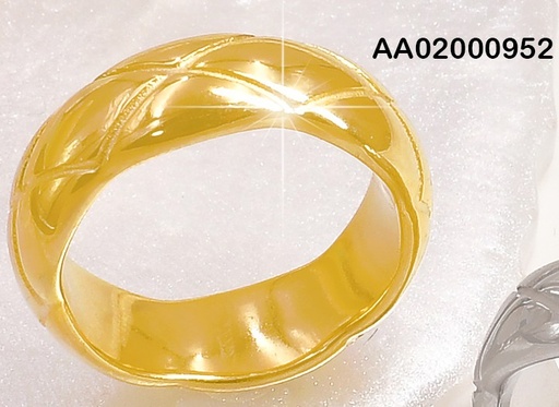 [AA02000952] ANILLO DOR ROMBOS GRAB. RA449-305