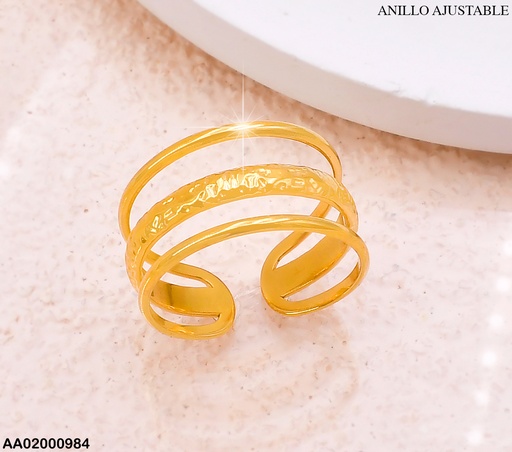 [AA02000984] ANILLO LINEAS LISA/RELIEVE/LISA RA535-311