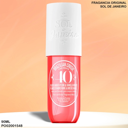 [PO02001548] PERFUME SOL DE JANEIRO CHEIROSA BLACK AMBER 90ML FRAGANCIA 40