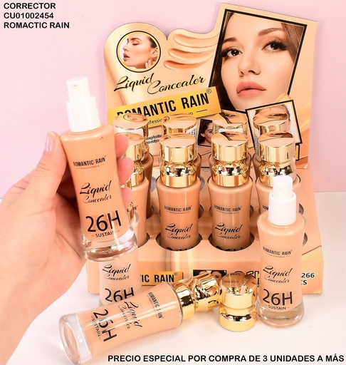 [CU01002454] CORRECTOR LIQUIDO 26H ROMANTIC RAIN R1266