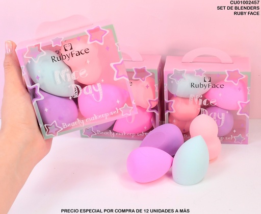 [CU01002457] SET 4 BLENDER NICE YEAR RUBY FACE RYJ07