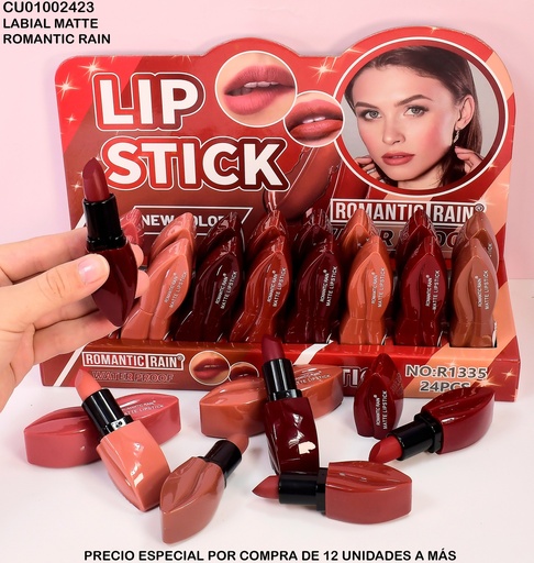 [CU01002423] LABIAL EN FORMA DE LABIOS MATTE  R1335
