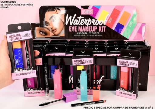 [CU01002420] SET MASCARA+DELINEADOR USHAS US003