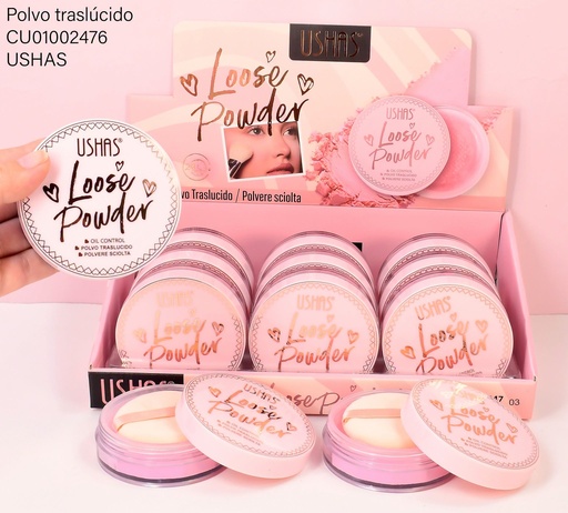 [CU01002476] POLVO TRASLUCIDO LOVE USHAS UF047(03)