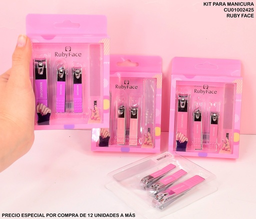 [CU01002425] KIT MANICURA RUBY FACE ZJQCD