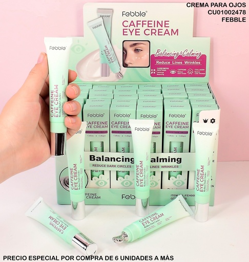[CU01002478] CREMA PARA LOS OJOS  CAFFEINE & COLLAGEN  FEH009