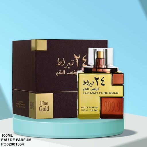 [PO02001554] PERFUME 24 CARAT PURE GOLD EDP 100ML LATTAFA EDP