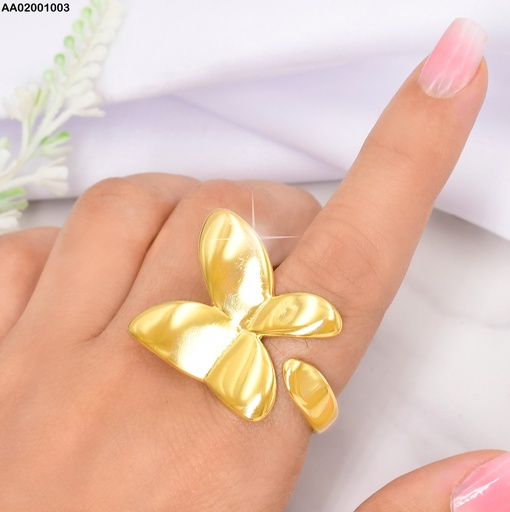[AA02001003] ANILLO AJUSTABLE PLACA GR. MARIPOSA 084305