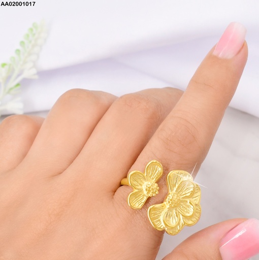 [AA02001017] ANILLO AJUST.FLOR DIVIDIDA A MITAD 084262