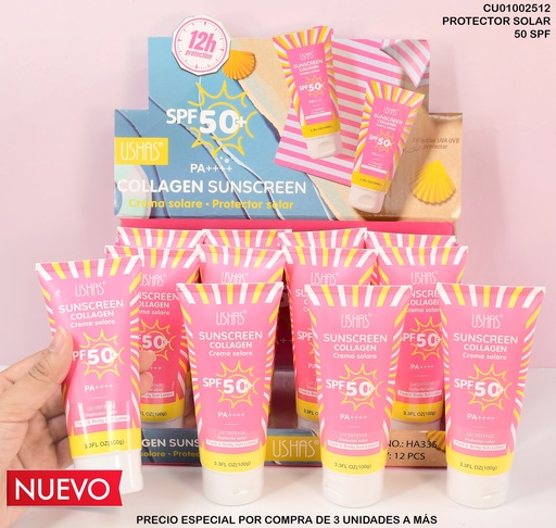 [CU01002512] BLOQUEADOR SOLAR SPF50+ HA335 COLLAGEN