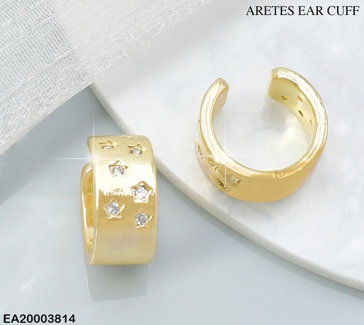 [EA20003814] ARETES EAR CUFF PQ ESTRELLAS ZIRC EE2075-287
