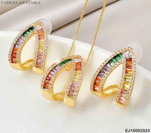 [EJ15002323] JUEGO TRIANGULAR SUP. ZIRC.COL-INF.DOR. LISO SE561-6