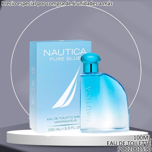 [PO02001590] PERFUME NAUTICA PURE BLUE EDT 100ML