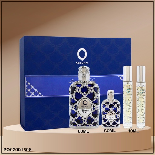 [PO02001596] ESTUCHE PERFUMES 4PCS ORIENTICA ROYAL BLEU LUXURY EDP