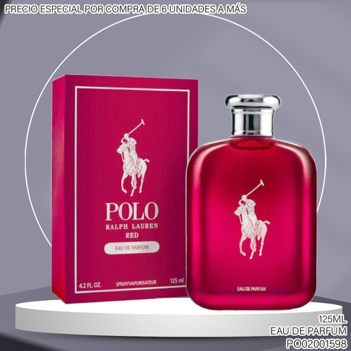 [PO02001598] PERFUME POLO RED RALPH LAUREN EAU DE PARFUM 125ML