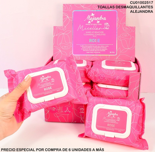 [CU01002517] TOALLAS ALEJANDRA ALE-A ROSE