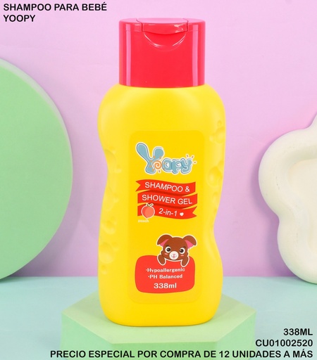 [CU01002520] BABY SHAMPOO YOPY DURAZNO 338ML