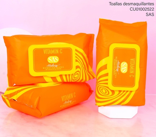 [CU01002522] TOALLAS DESMAQUILLANTE VITAMINA C (SAS) SAH100
