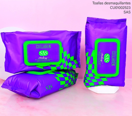 [CU01002523] TOALLAS DESMAQUILLANTE COLAGENO (SAS) SAH099
