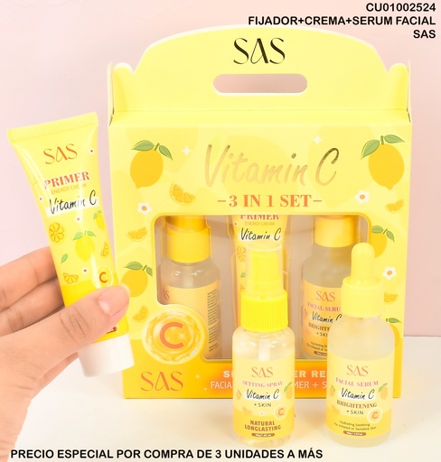 [CU01002524] SET CUIDADO FACIAL VITAMINA C  (SAS) SAH077