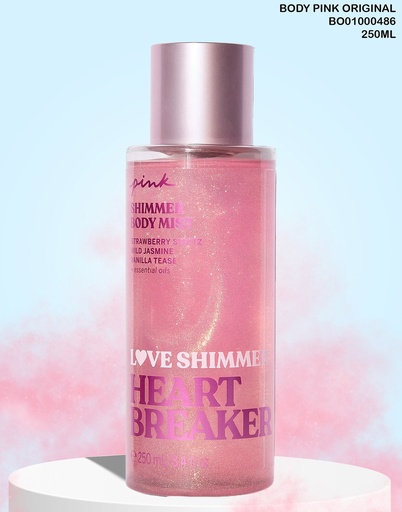 [BO01000486] BODY MIST PINK SHIMMER HEART BREAKER 250ML