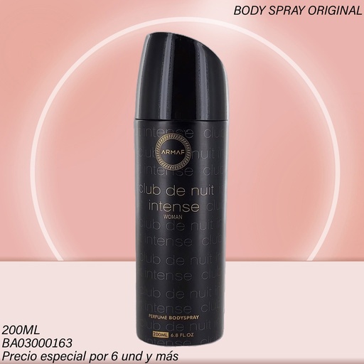 [BA03000163] BODY ARMAF SPRAY CLUB DE NUIT INTENSE WOMAN 200ML
