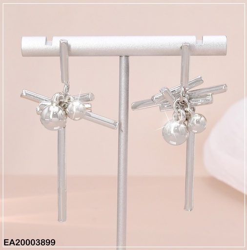 [EA20003899] ARETES CRUZ PLAT. C/PELOTITAS EE2135-301