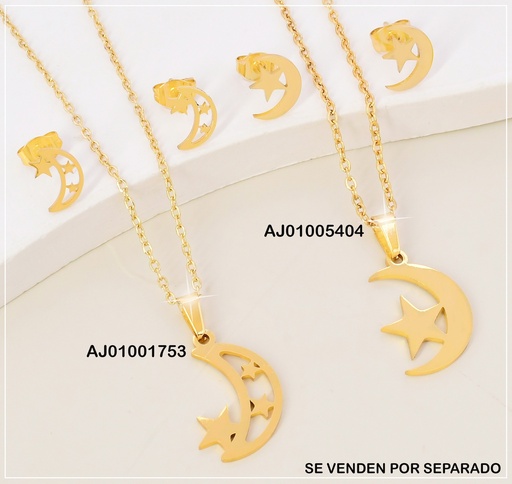 [AJ01005404] SET PLACAS MEDIA LUNA C/ESTRELLA SA740/A7901 EC.