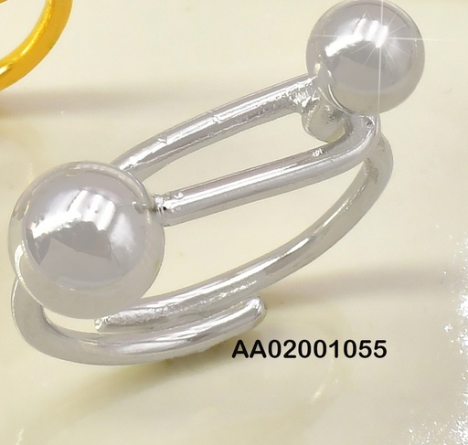 [AA02001055] ANILLO PLAT.2 PELOTITAS C/LINEAS ANCLADAS RA250-305
