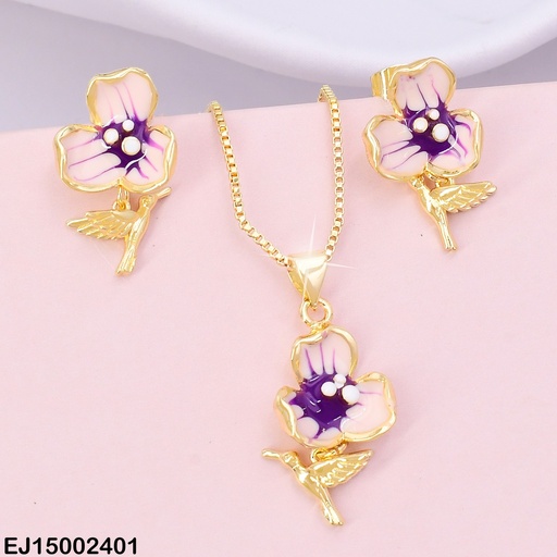[EJ15002401] SET DOR FLOR ESMALTADA SE594-9