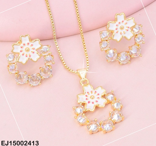 [EJ15002413] SET DOR CIRCULO ZIRC/ FLOR PART. SUPERIOR COL SURT SE598-9