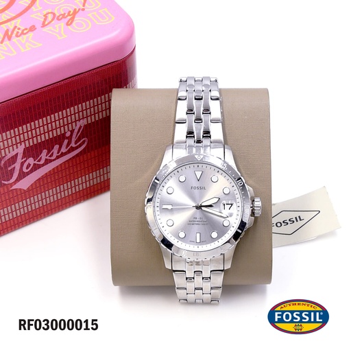 [RF03000015] RELOJ FOSSIL METALICO PLATEADO ES4744