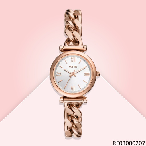 [RF03000207] RELOJ FOSSIL DAMA FAJA MARTILLADA ROSE GOLD ES5330