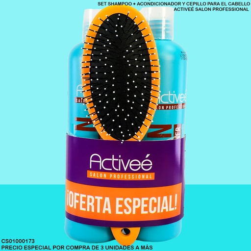 [CS01000173] DUO SHAMPOO+ ACONDICIONADOR ATIVEE ARGAN 16OZ